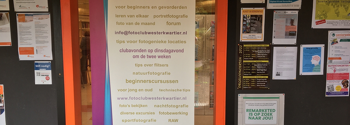 Banner Fotoclub Westerkwartier